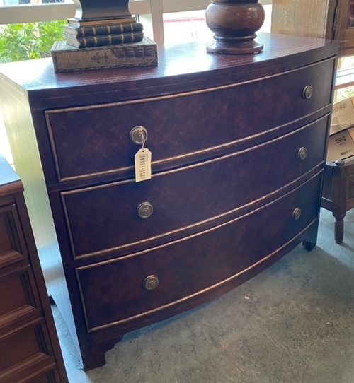 Ferguson Copeland 3 Drawer Chest W/ Leather Top $ 1,499.00 USD